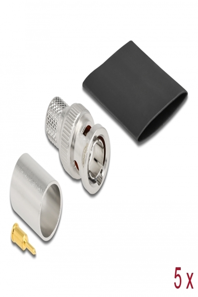 Delock RF connector - BNC male - 90027