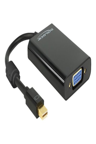 Delock Adapter mini Displayport 1.1 male > VGA female + Audio + Power - 65598