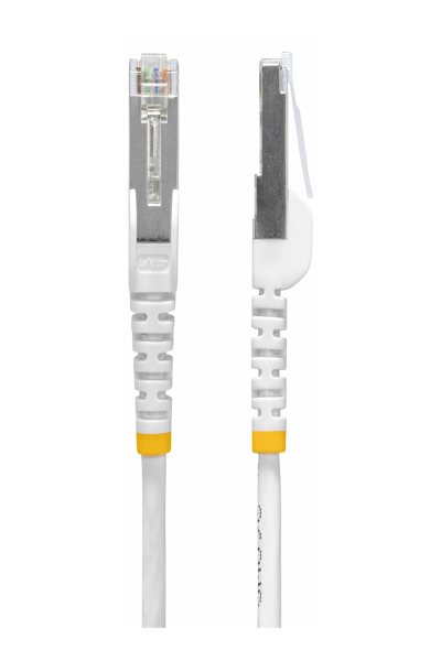 StarTech.com 3m White CAT8 Ethernet Cable, Snagless, S/FTP, 25G/40G - NLWH-3M-CAT8-PATCH