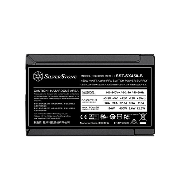 SilverStone SST-SX450-B - Power supply (internal) - SST-SX450-B