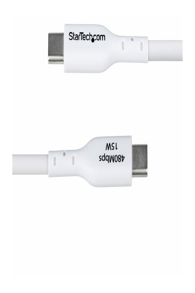 StarTech.com 3m White USB-A to USB-C Charging Cable - USB2AC3MNCWHE