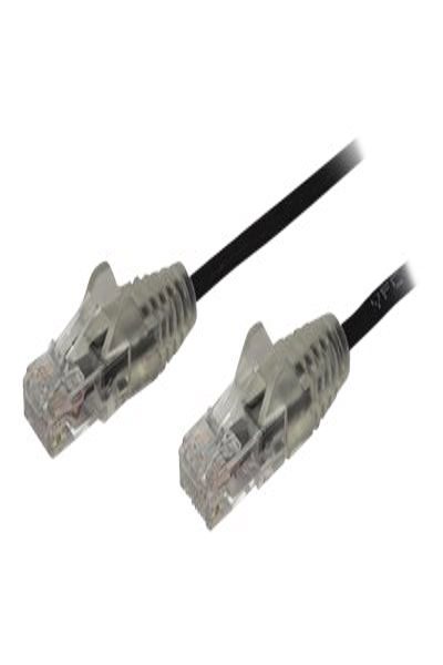StarTech.com 1m tunn LSZH CAT6 Ethernet-kabel, 10 Gigabit Snagless RJ45 100W PoE patchkabel, CAT 6 10GbE UTP nätverkskabel med dragavlastning, svart, Fluke-testad/ETL, låg rökhalt, halogenfri - N6PAT100CMBKS