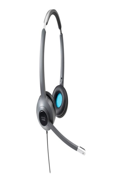 Cisco 522 kablet dobbelt hodesett - CP-HS-W-522-USB=
