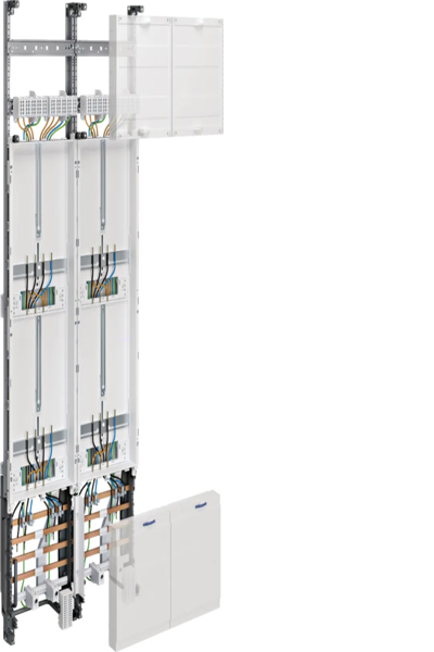 Panneau complet Hager ZK51X7N 4Z 2 panneaux 1350 mm