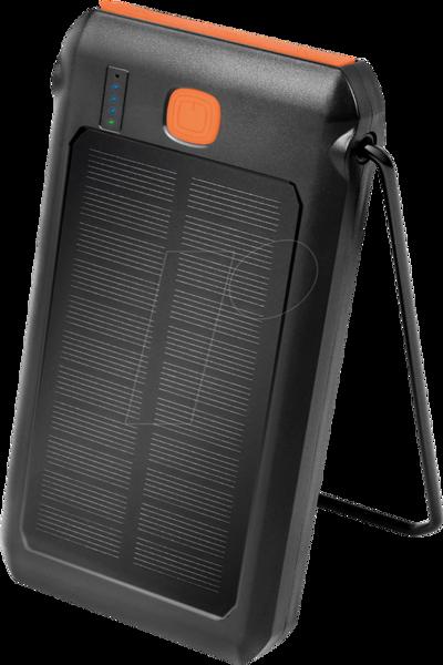 LogiLink Batterie Externe Solaire 10000mAh 2xUSB-A QC USB-C PD