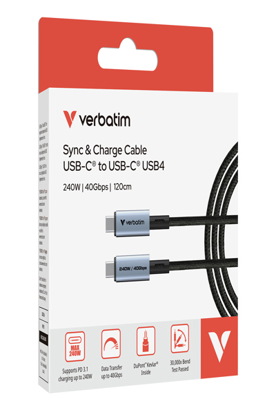 Verbatim USB-C to USB-C cable - 31847