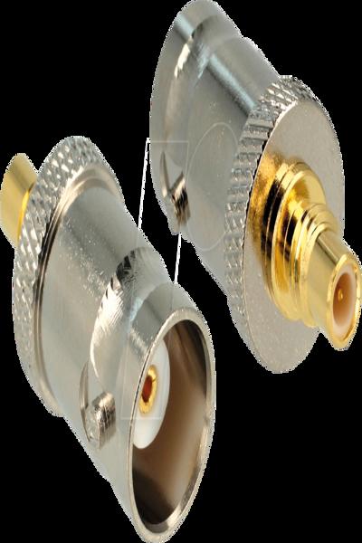 Delock RF-adapter - SMC hona till BNC hona - 65857