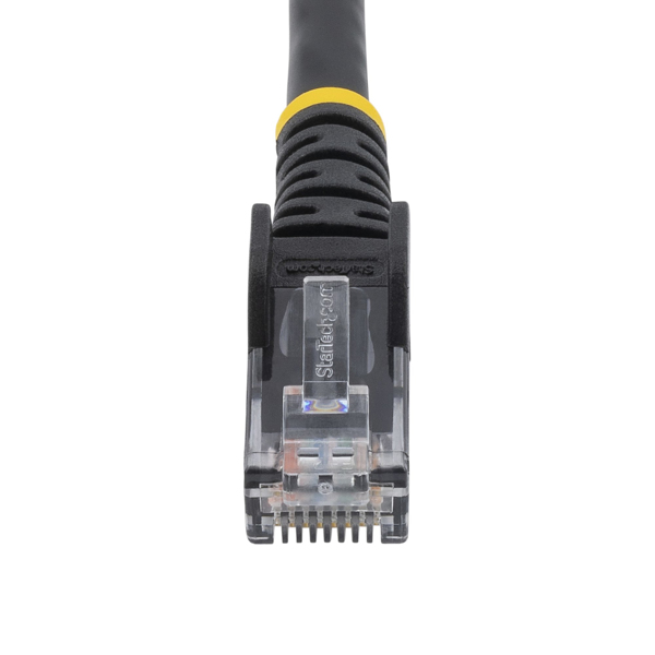 StarTech Cat5e Ethernet Patch Cable with Snagless RJ45 Connectors - 10 m - Black - 10 m - Cat5e - U/UTP (UTP) - RJ-45 - RJ-45 - Black - 45PAT10MBK
