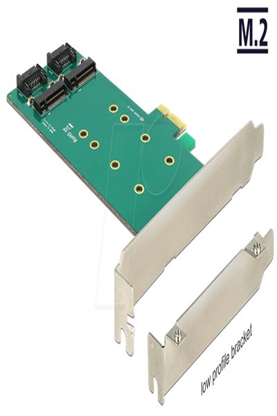 Delock PCI Express-kort > 2 x intern M.2 - 89473