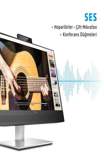 HP E24MV G4 Conferencing Monitor: 24-inch (60.5 cm) conferencing monitor. - 169L0E9#ABU