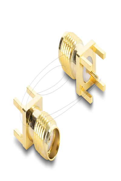 Delock SMA Female Straight PCB Connector