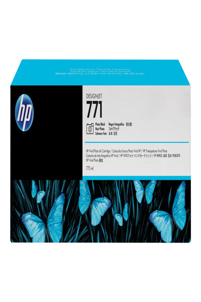 HP 771 775-ml Photo Black DesignJet Ink Cartridge: Pigment-based