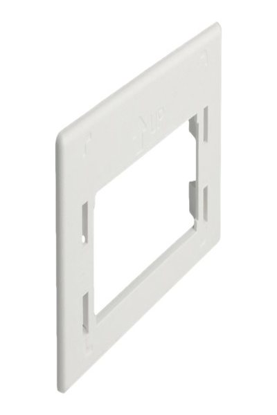 Delock Adapter för frontplatta - vit - 86290