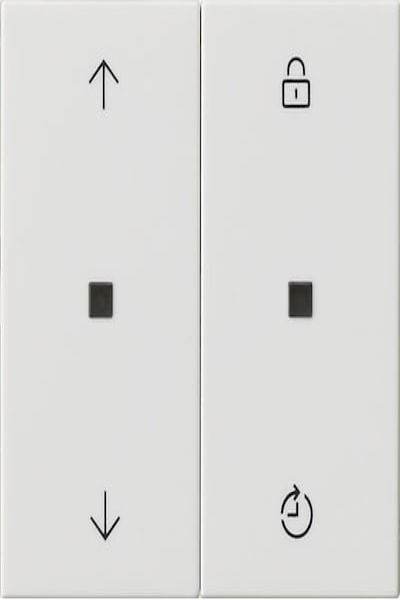 Panneau de commande GIRA S3000. Système de mémoire 55 Pure White 536303