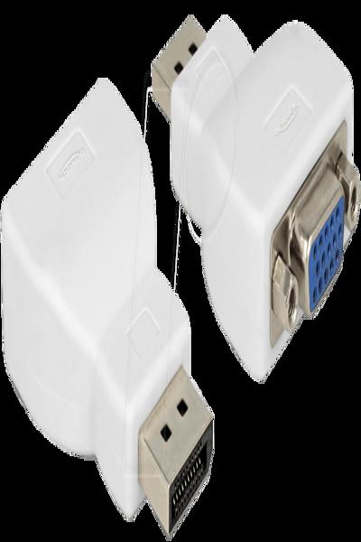 Delock Adapter - DisplayPort (M) to HD-15 (VGA) (F) - 65568