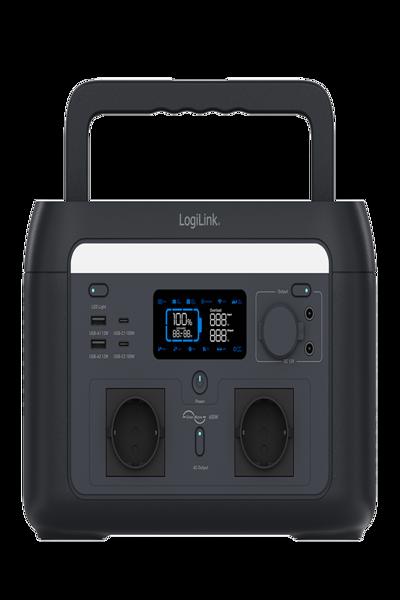 LogiLink 600W bärbar kraftstation LiFePO4 Tuya - PPS0600