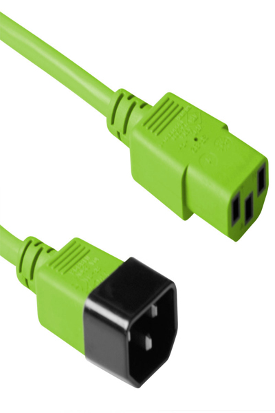 Câble d'extension d'alimentation ACT - IEC 60320 C14 vers IEC 60320 C13