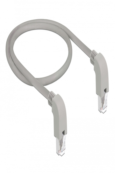 Delock Patch cable - RJ-45 (M) down-angled to RJ-45 (M) down-angled - 85859