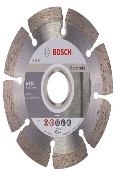 Bosch Diamanttrennscheibe Standard for Concrete O 180mm 10 Stueck Bohrung 22