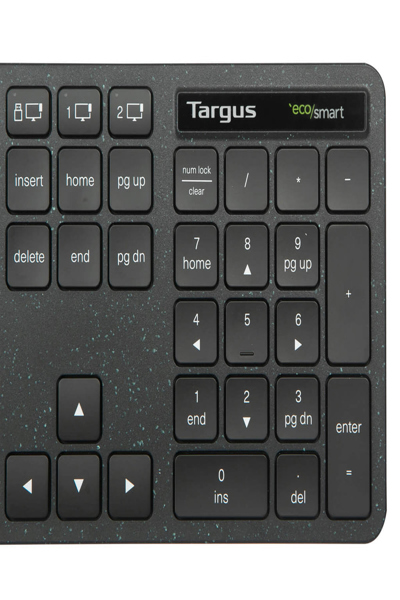 Targus ECOsmart Full Size Wireless keyboard U - Keyboard - 104 keys - AKB873UK