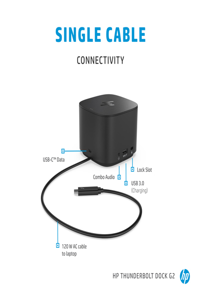 HP Thunderbolt Dock 230W G2: Docking Station - 3TR87AA#UUZ