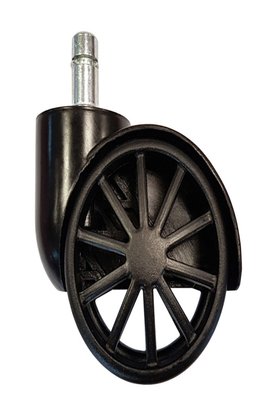 LC-Power LC-CASTERS-1BB - Castor wheels - LC-Power - with most gaming and office chairs - Black - Plastic - 5.8 cm - LC-CASTERS-1BB