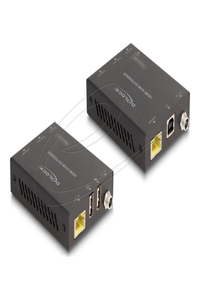 Delock HDMI KVM Extender SetÃƒÂ¼ber Cat.6 Kabel 4K 60 Hz 70 m - 65957