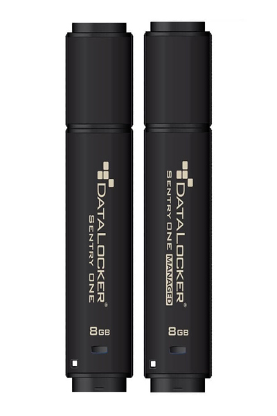 Origin Storage DataLocker Sentry One Managed Encrypted FIPS 140-2 Level 3 64GB Flash Drive - 64 GB - USB Type-A - 3.2 Gen 1 (3.1 Gen 1) - 250 MB/s - Cap - Black - SONE064M