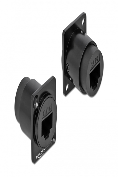 Module Delock type D RJ45 Cat.6 jack vers jack