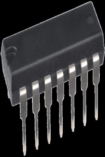 Panasonic LC 4966 - Special Switching Regulator, 4-Way, 3...37 V, DIL-14 - LC4966