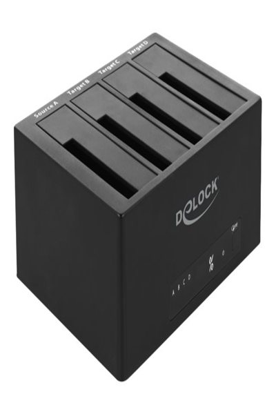 Delock USB 3.0 Docking Station for 4 x SATA HDD / SSD with Clone Function - 64063