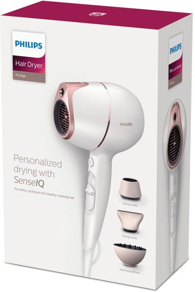 Philips BHD628/00 hair dryer 1800 W Pink White