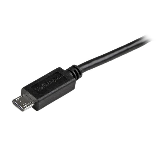 3m Micro USB charging cable for smartphones and tablets - USB A to Micro B cable / data cable / connection cable - USB cable - Micro USB Type B - USBAUB3MBK