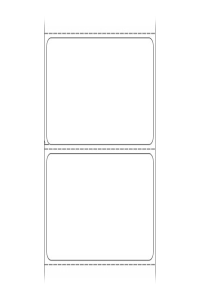 Zebra 3007007 White Paper Direct Thermal - 3007007