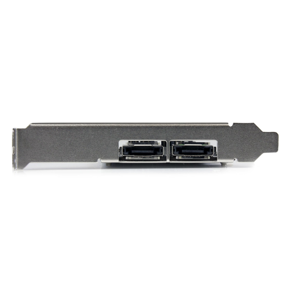 2 Port PCI Express SATA 6 Gbps eSATA Controller Card - Dual Port PCIe SATA III Card - 2 Int/2 Ext - SATA III 6Gbps (PEXESAT322I) Lagring control - PEXESAT322I