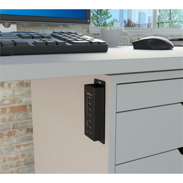 StarTech 4 Port USB3.0 Hub w - 3 Dedicated Charging Ports (2x1A & 1x2A) - Hub - 4 x SuperSpeed ​​USB3.0 - Desktop (ST4300U3C3) - ST4300U3C3