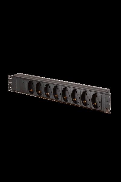 LogiLink 19" 8-uttag PDU med överspänningsskydd - PDU8C04