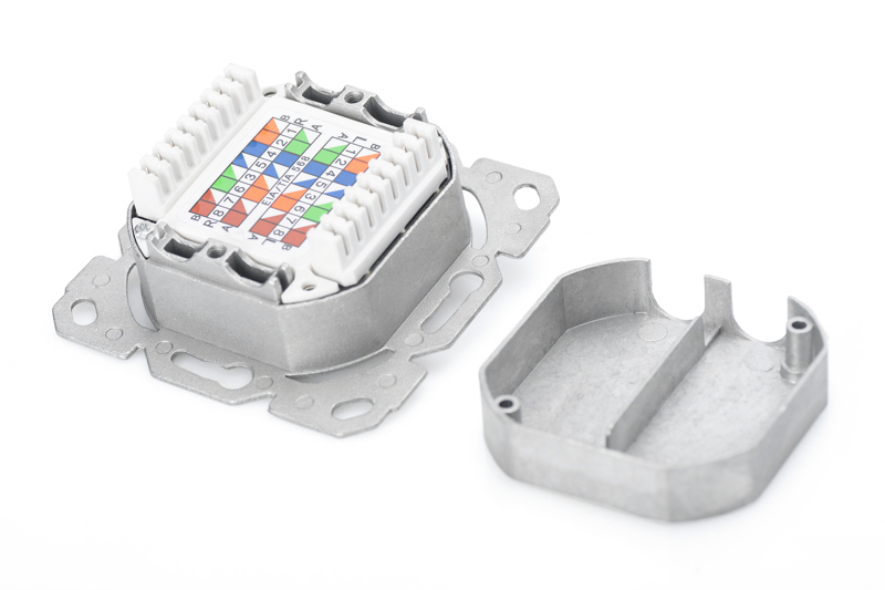 DIGITUS CAT6A 2-Port RJ45 Outlet - DN-9007-1