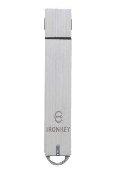 Kingston IronKey 8GB Basic S1000 Encrypted USB 3.0 FIPS 140-2 Level 3 - 8 GB - USB Type-A - 3.2 Gen 1 (3.1 Gen 1) - 180 MB/s - Cap - Silver - IKS1000B/8GB