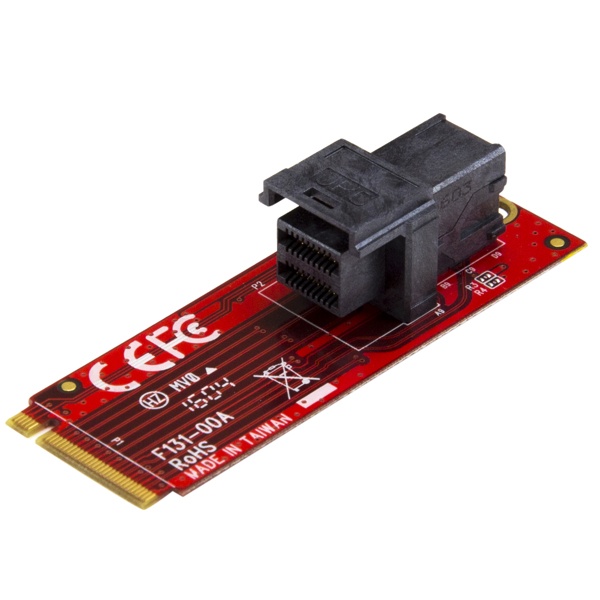 U.2 til M.2-adapter for 1 U.2 PCIe NVMe SSD - M2E4SFF8643