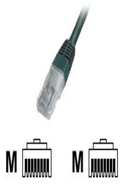 DIGITUS CAT 5e U/UTP patch cord - 1 m - Cat5e - U/UTP (UTP) - RJ-45 - RJ-45 - DK-1511-010/BLACK