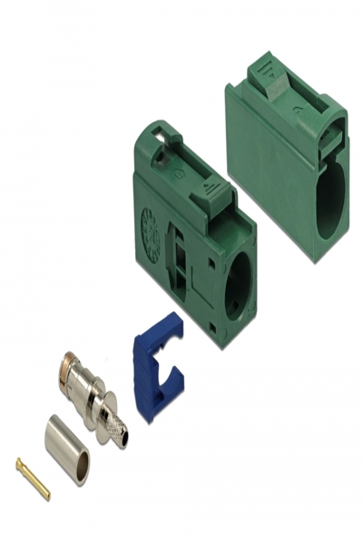 Delock FAKRA E-kontakt 25 mm (lång) för krympning - 89689