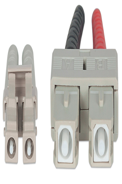 Intellinet Fiber Optic Patch Cable OM3 LC/SC 2m - 750158