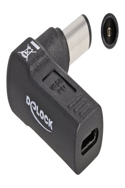 Delock Power adapter - 24 pin USB-C (F) to DC jack 7.4 x 5 mm (M) - 60005
