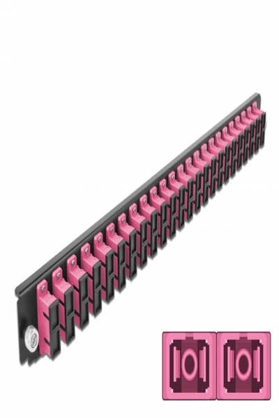 Delock Fiber-optic splice box rack mount panel - 43367