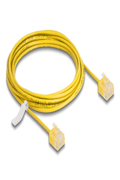 Delock Patch cable - RJ-45 (M) short to RJ-45 (M) short - 80913