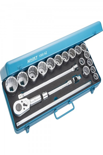 HAZET 1000AZ Socket Set 3/4", Imperial, 21-Head