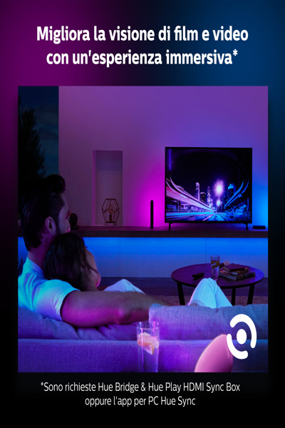 Philips Hue Play Light Bar Extension Vit LED - 915005735501