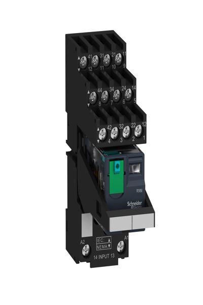 Relais APC Schneider Electric RXM4AB1BDPVS noir transparent