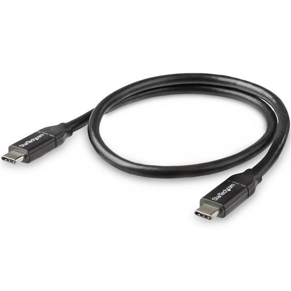 StarTech 0.5m USB-C to USB-C Cable 5A PD - USB2C5C50CM